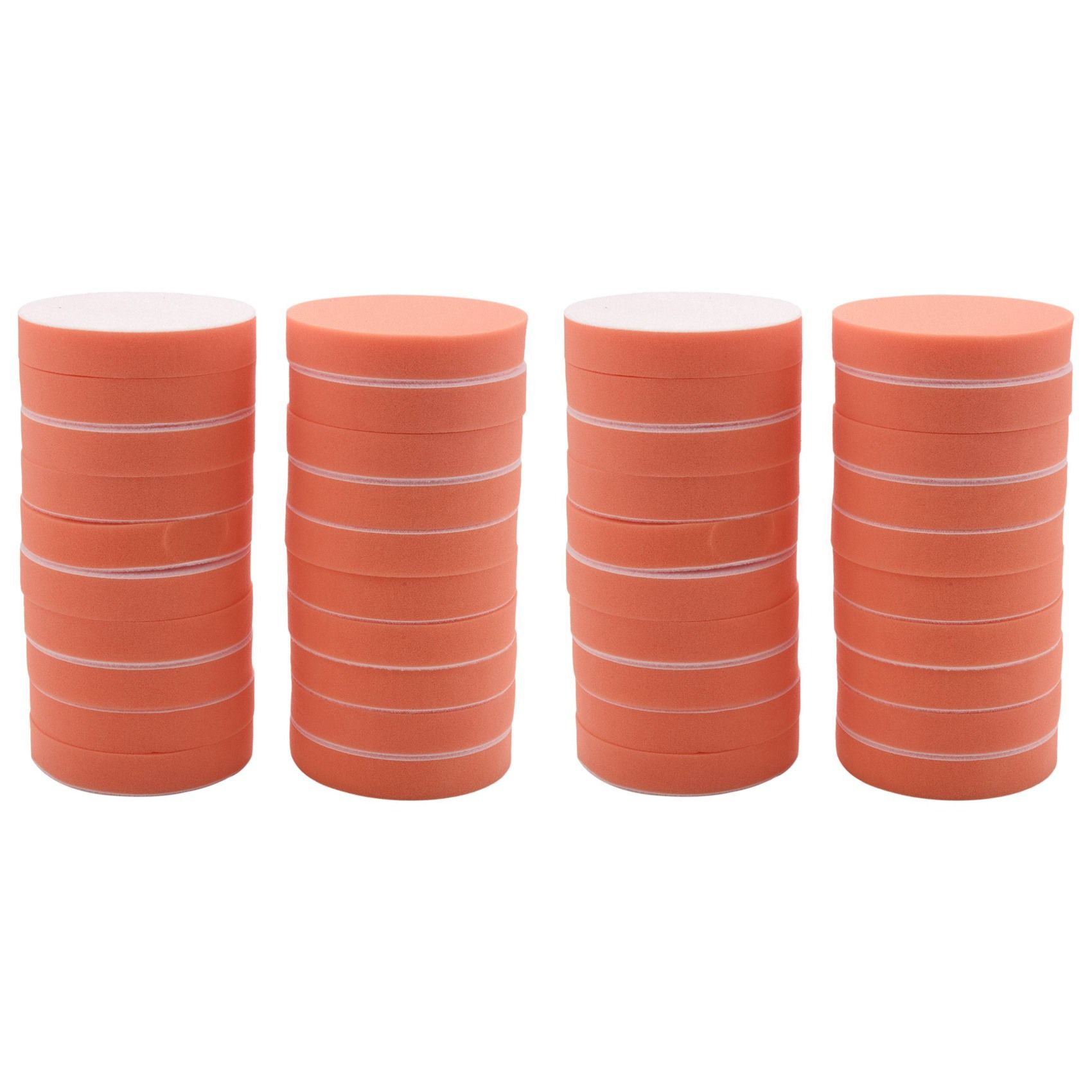 40Pcs 125mm Gross Polishing Buffing Pads 5 Inch Flat Sponge Car Polisher Clean Waxing Auto Paint Maintenance Care