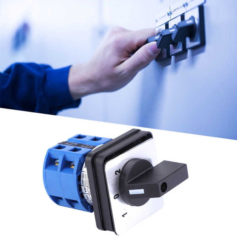 BERM BEM28-25/2 D202 Universal Changeover Switch 690V 25A 3 Position Selector Rotary Cam
