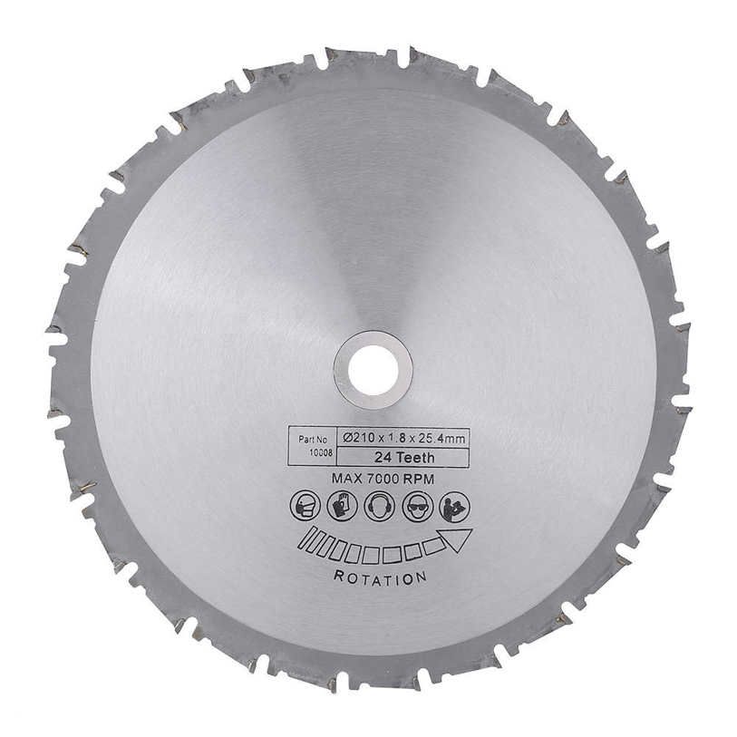 Cutting Disc Woodworking Carbide Circular Saw Blade TCT 210*25.4mm 24 Teeth