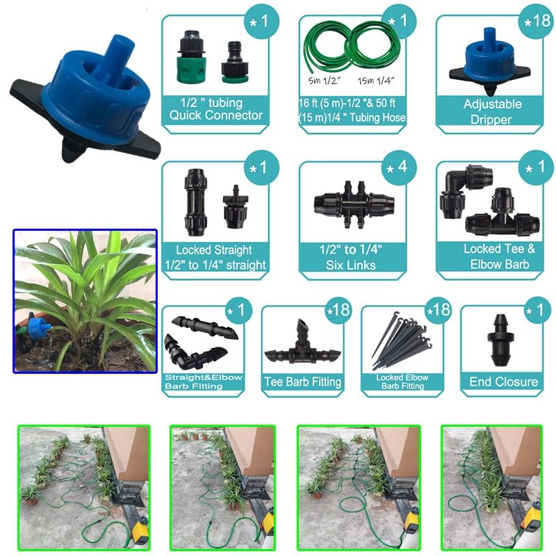 WIFI Tuya Smart Home Garden Automatic Watering Timer Rain Sensor Irrigation Sprinkler