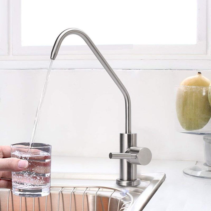 Drinking Water Filter Tap,Drinking Water Faucet Purifier Faucet Tap for Filtered Water,Sink Water Filter System 304 Stainless Steel
