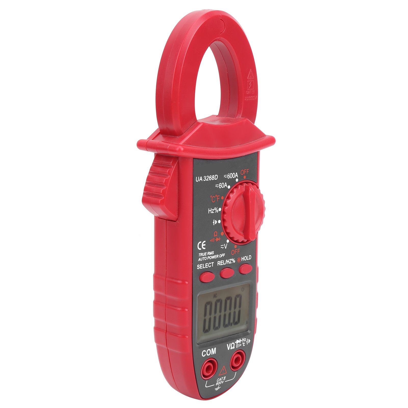 Plastic Digital Clamp Meter Handheld Multimeter DC Current Tester Device