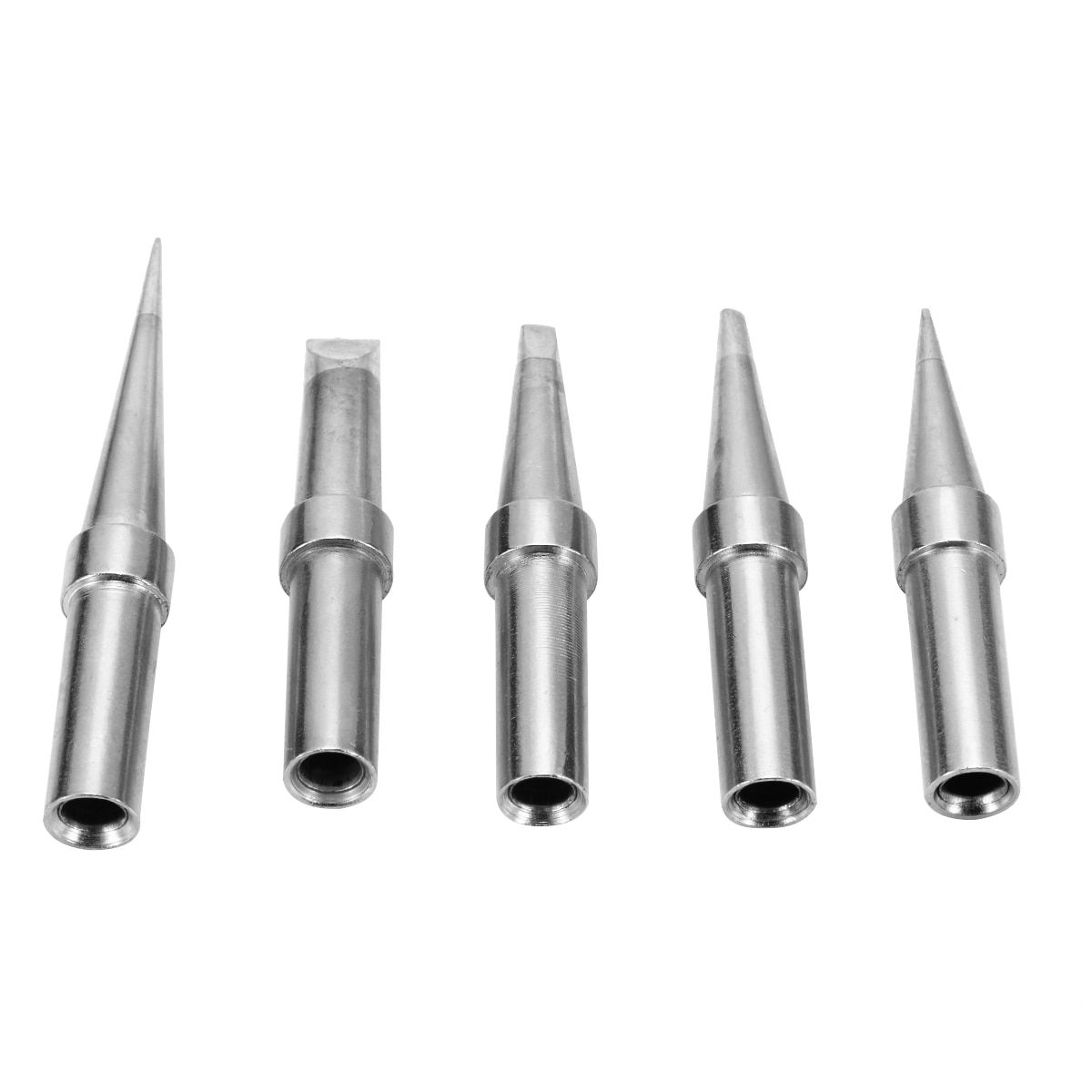 5pcs/set Lead-free Soldering Iron Tip Welding Tips Kit ETA ETB ETD ETS ETT For Weller WESD51 WESD50 WCC100