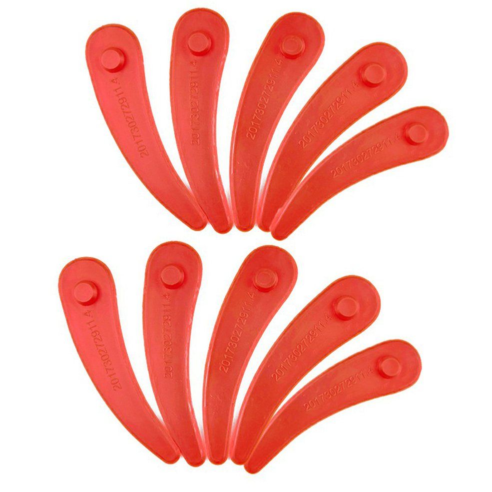 10/20Pcs Garden Replacement Grass Trimmer Blades Plastic Cutter Tool 10pcs