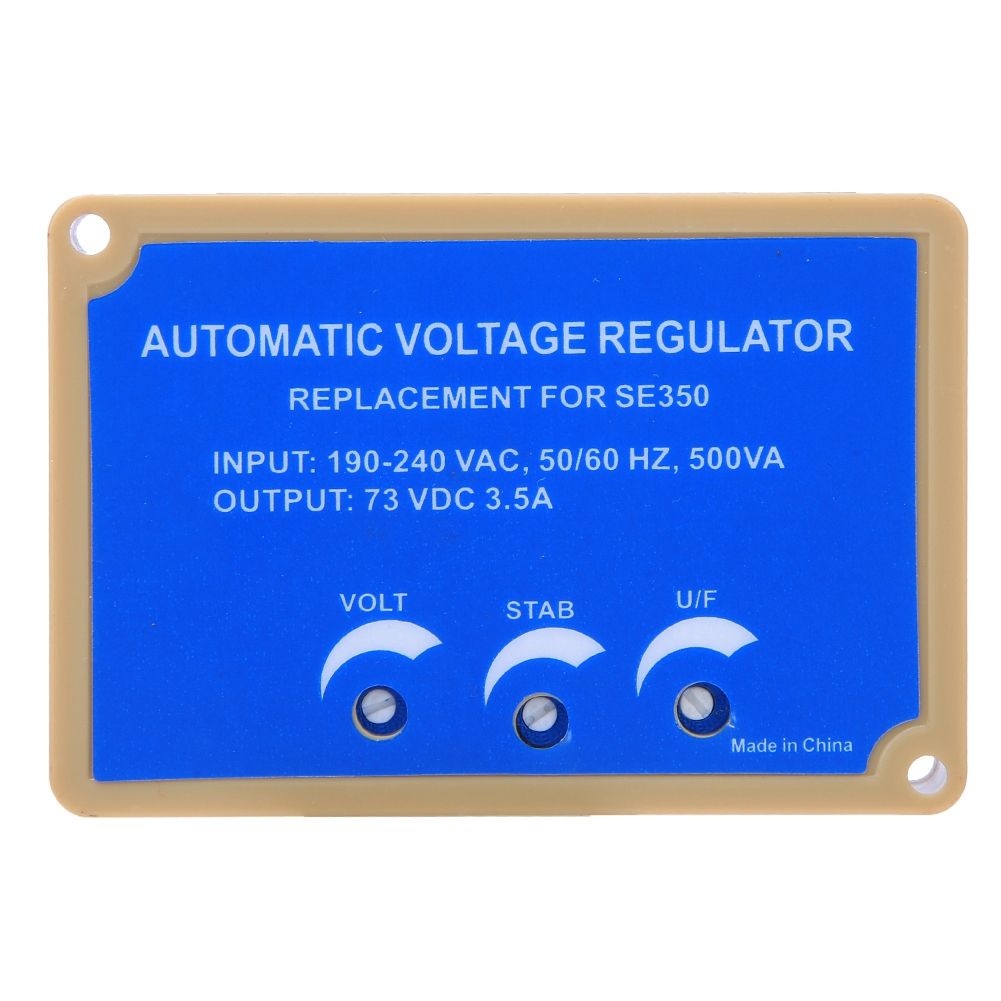 Diesel Generator Accessories AVR Automatic Voltage Regulator High Accuracy for SE350