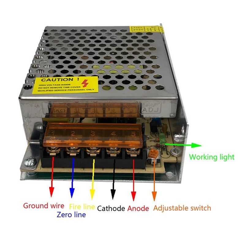 12V 3A LED Switch Transformer Power Supply 36W Non-Waterproof LED Strip Switch Driver for LED Strip CCTV