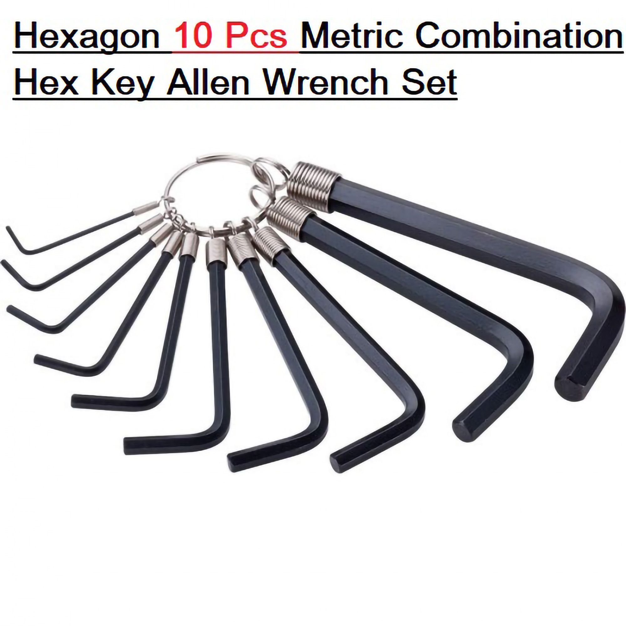 Metric ALLEN KEY SET Stubby Ball end Tip Hex Wrenches Medium Size Engineer