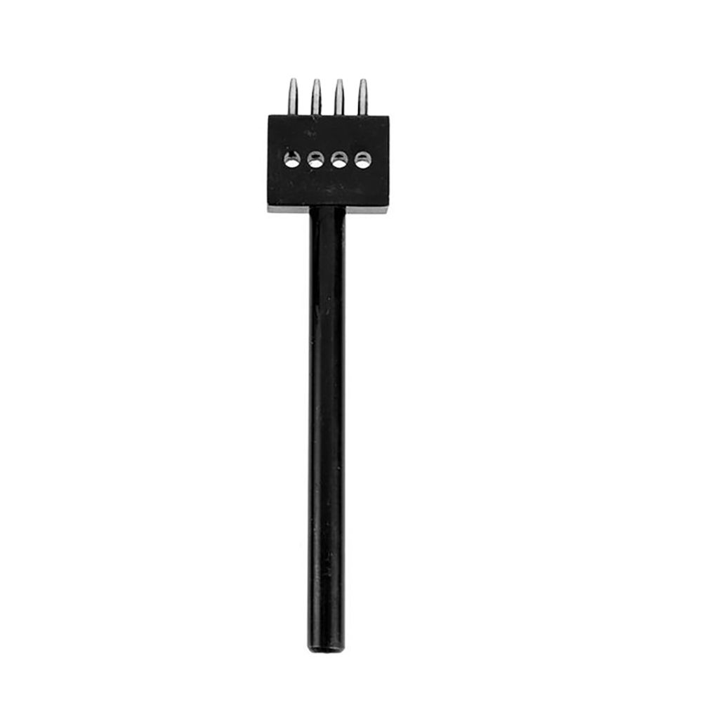 4/5/6/8mm Pitch 2 4 6 Prong DIY Round Punch Hole Leather Craft Punching Tool