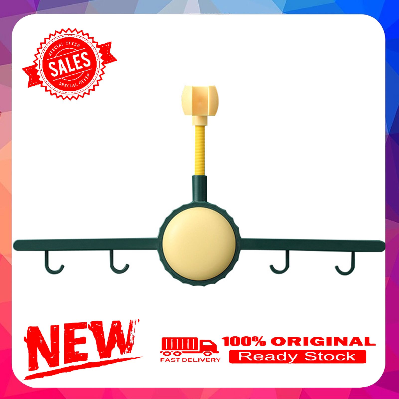 360 Rotation ABS Shower Holder with Shelf Strong Bearing Capacity Shower Head Bracket for Bathroom