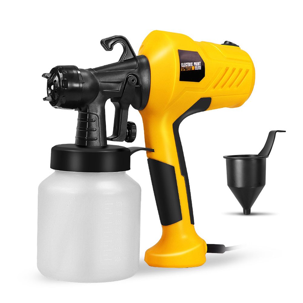400W Paint Sprayer Portable Electric Sprayer Detachable Airbrush Paint Spraying Tool with 800ml Capacity 110~230V