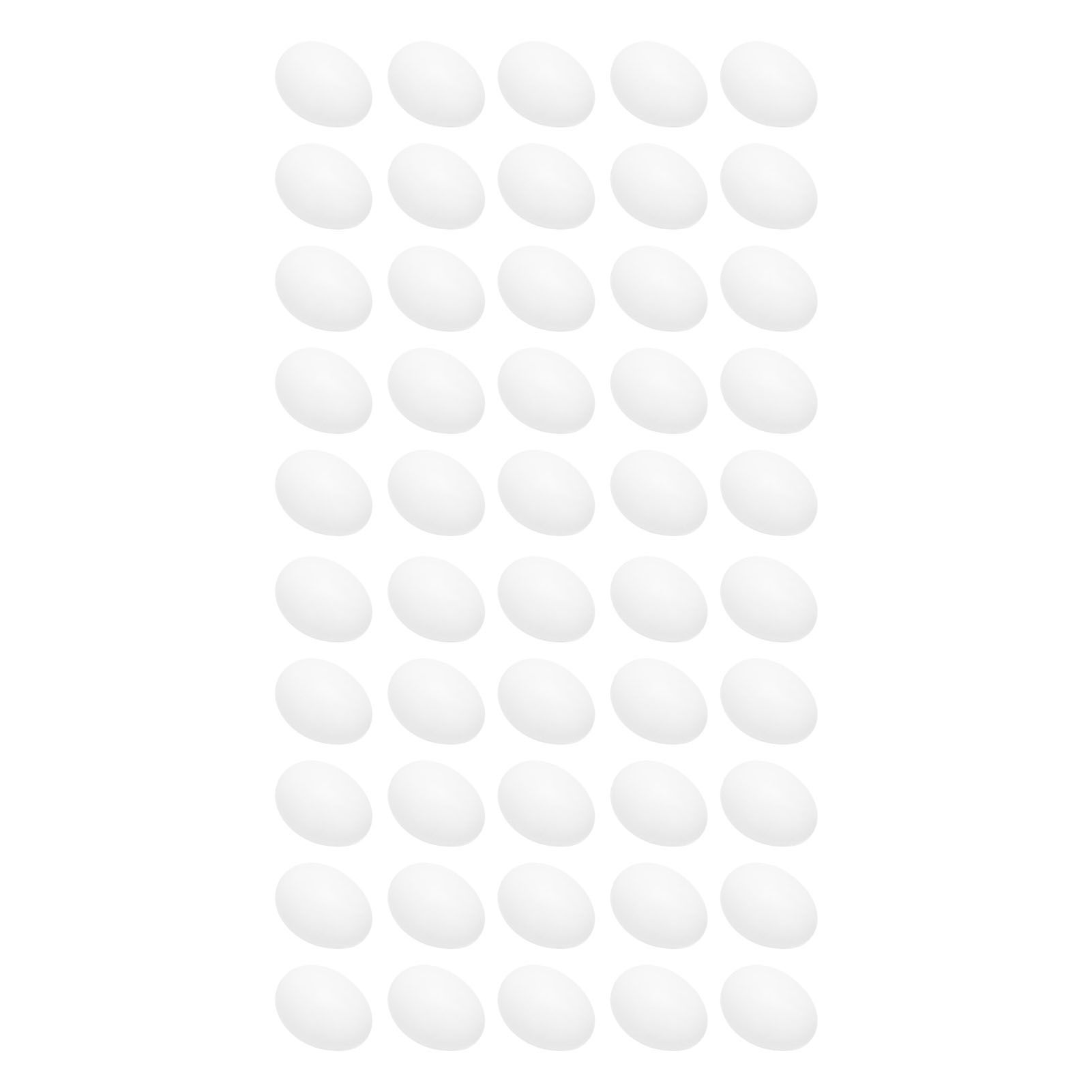 50pcs Plastic Fake Egg Simulation Hatching Breeding RE