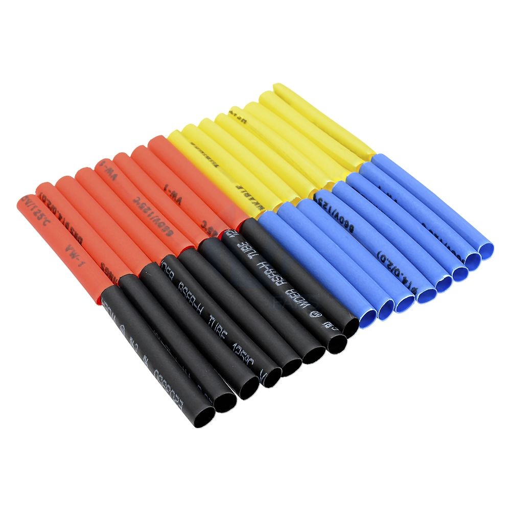 40PCS Heat Shrink Tubing Wire Wrap Cable Sleeve Assortment 2:1  Electric Insulation Tube Kit 5 Color 8 Size