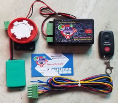 4S GSM Bike Security-Smart & Safe Security System for Motorbike