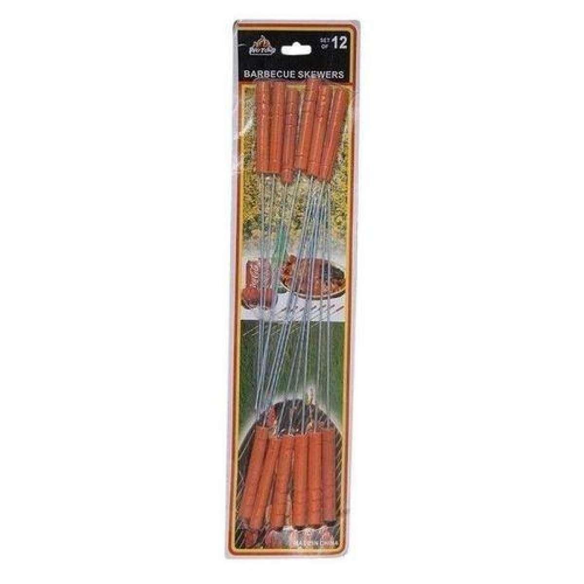 12 Pieces Barbecue Grill Sticks Set