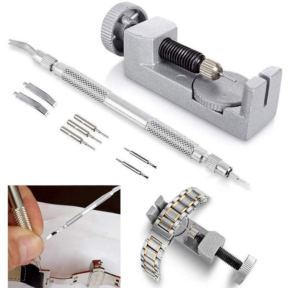 Exquisite product 9 Pcs Watch Strap Link Remover Kit Watch Band Link Pin Removal Watch Repair Tool
