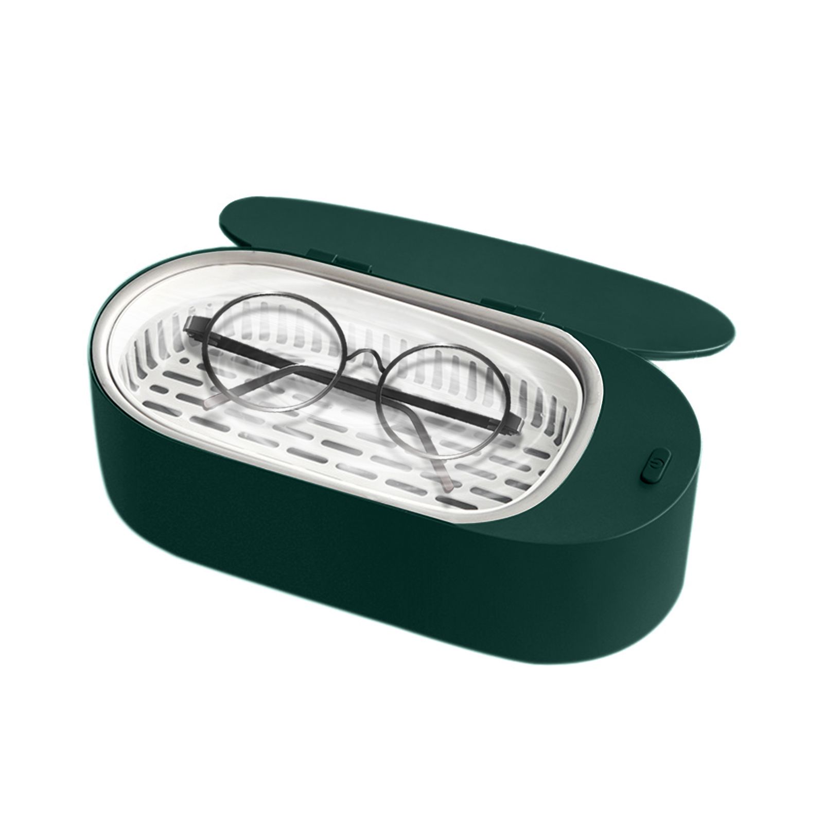 Mini Ultrasonic Jewelry Cleaner 400ml Portable Professional Ultrasonic Cleaning Machine for Eyeglasses Dentures Watches Razors Earrings Necklaces Rings Tools Small Items