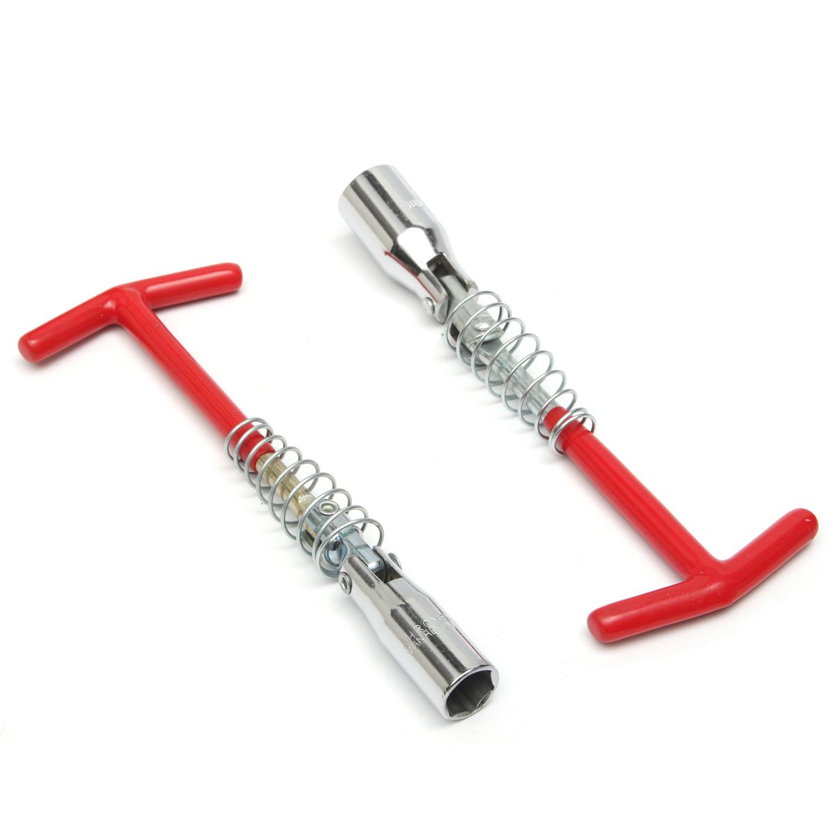 T-Handle Universal Joint Spark Plug Remover Installer Set 5/8" 13/16" 16-21 mm