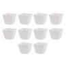 10Pcs Square Pot Nursery Transing er Container Garden Basket
