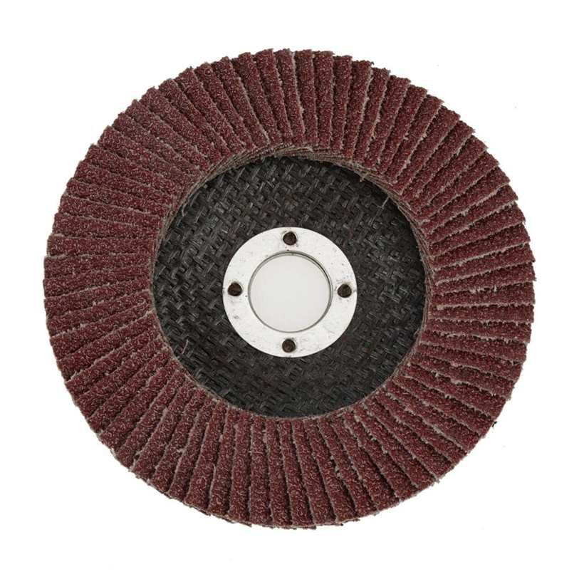 10x Grit 60 Grinding Sanding Disc Polishing Wheel Flap 100*6*16 Mm