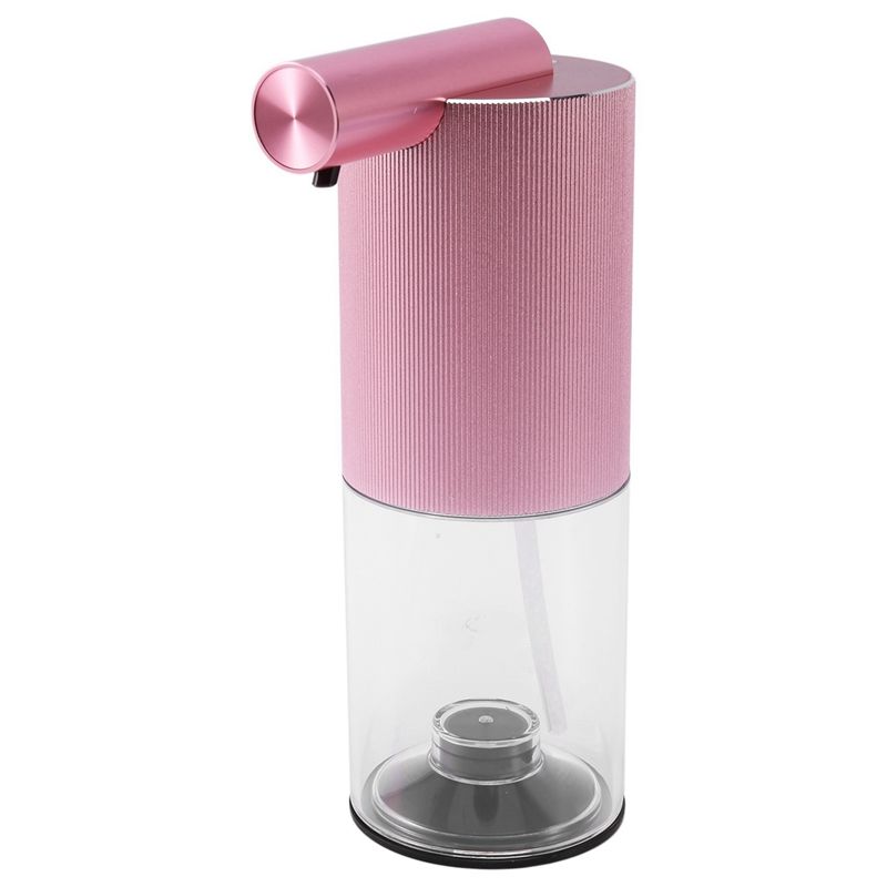Automatic Touchless Foam Soap Dispenser Infrared Motion Sensor Liquid Electric Soap Dispenser for Bathroom Office,Pink