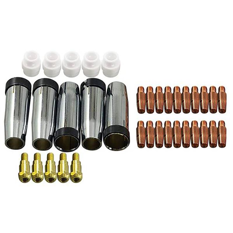 MB 24KD Welding Torch Consumable 35Pcs 1.2mm MIG Torch Gas Nozzle Tip Holder Gas Diffuser of MIG MAG Welding Machine