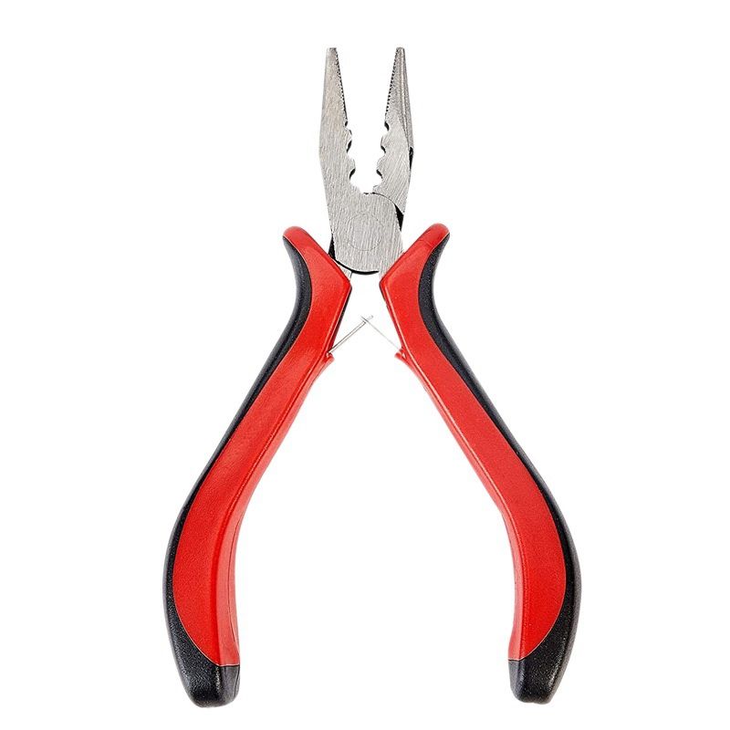1 Pack 45 Steel Jewelry Bead Crimper Tools Crimping Press Plier for Jewelry Making Red