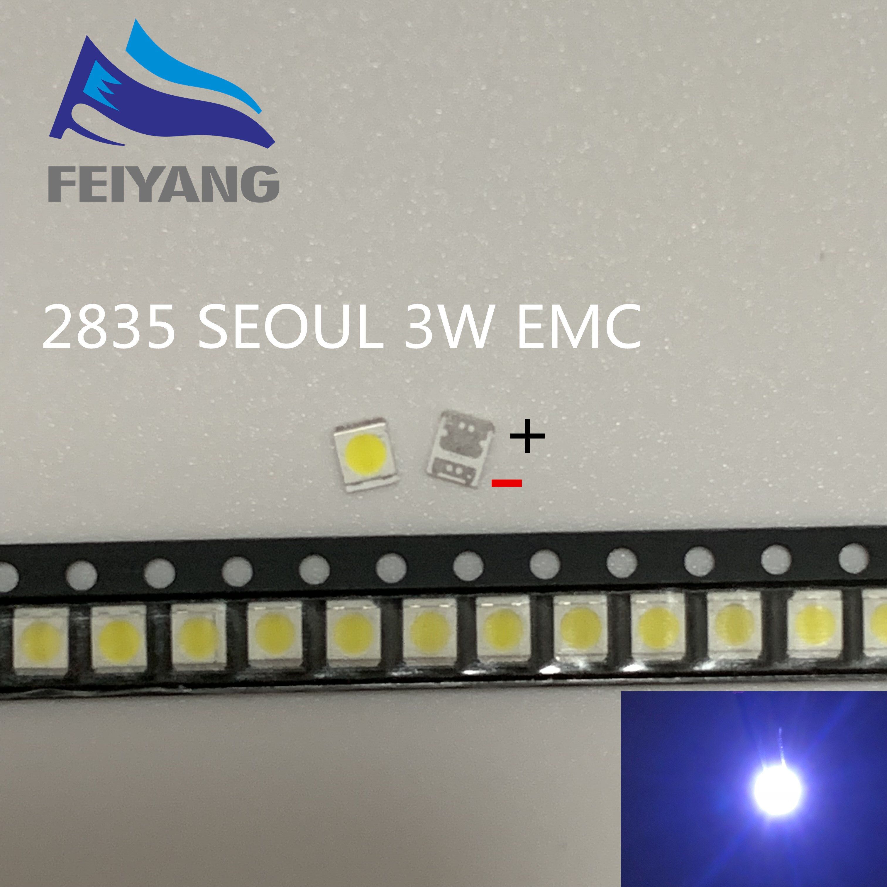 100PCS SEOUL LG High Power LED LED Backlight 1210 3528 2835 1w-3W 300LM Cool white SBWVT121E LCD Backlight for TV TV Application