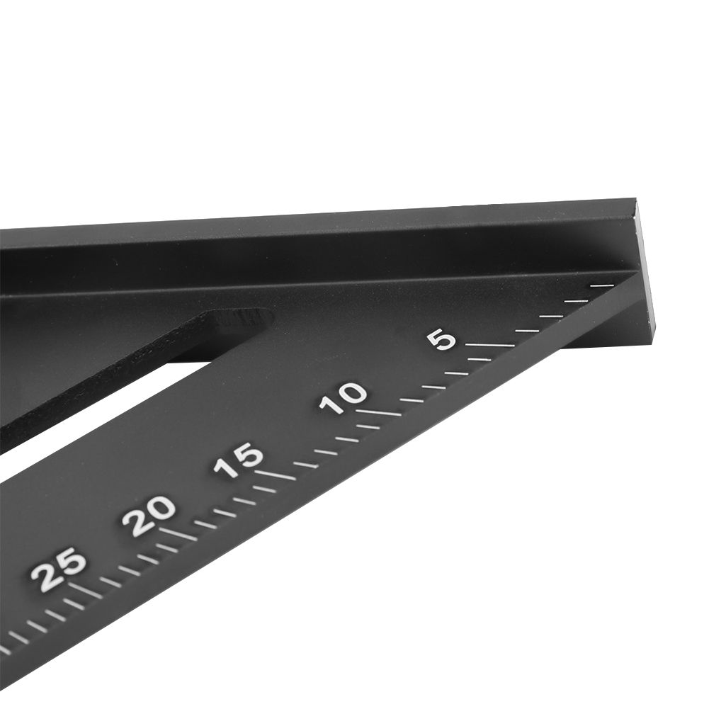 Woodworking Triangular Ruler Aluminum Alloy Industrial Protractor Tools 0~90° 1mm