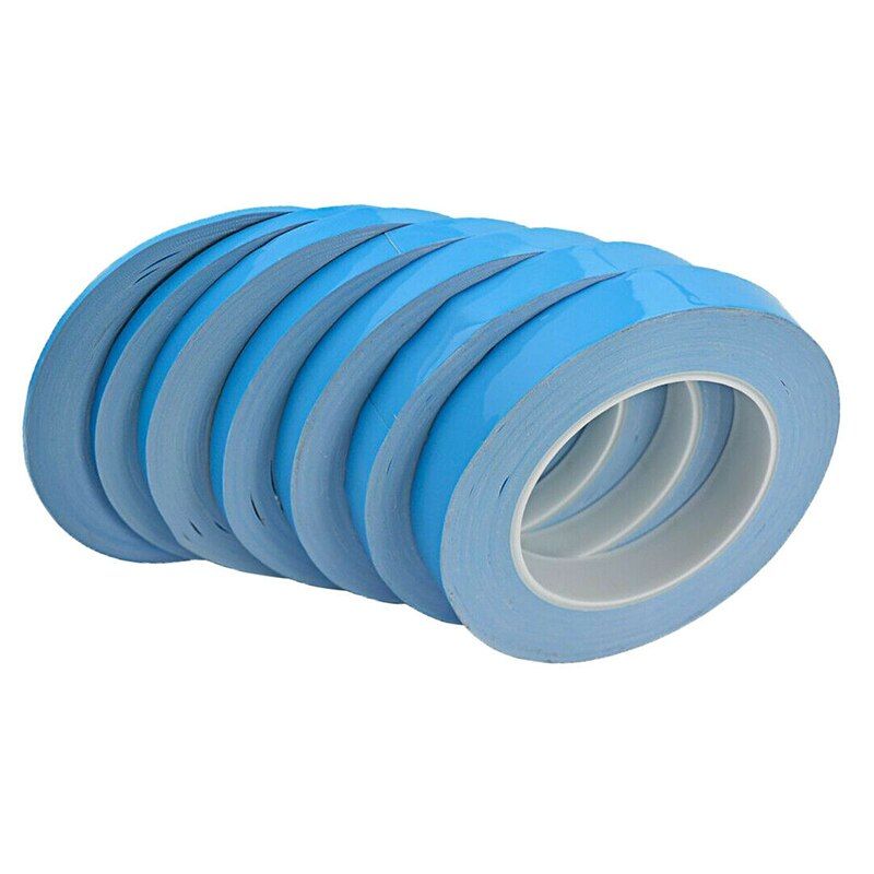 25M/Roll 8mm 10mm 12mm 20mm Width Transfer Tape Double Side Thermal Conductive Adhesive Tape For CPU Chip PCB LED Strip Heatsink