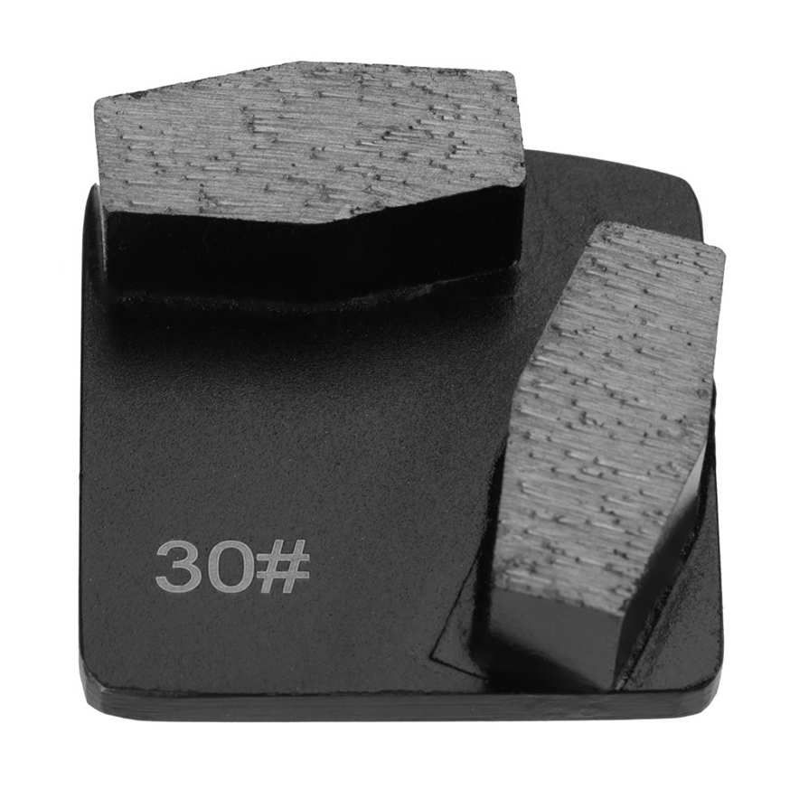 Grit 30 Medium Bond Trapezoid Diamond Concrete Grinding Pad Disc for Floor Grinder