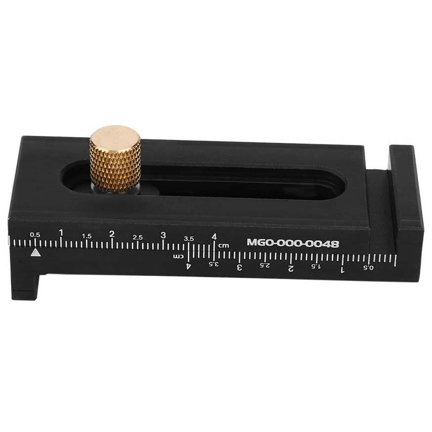 5-40mm Woodworking Aluminum Brass Depth Measuring Ruler Gauge