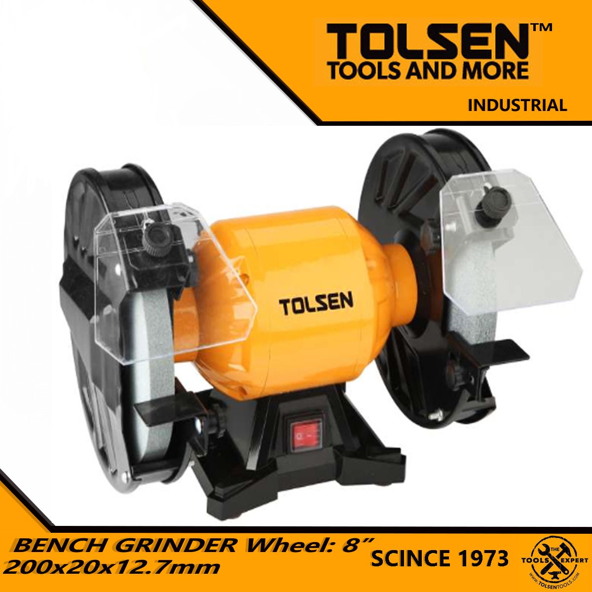 TOLSEN BENCH GRINDER 8" 350 W-79648