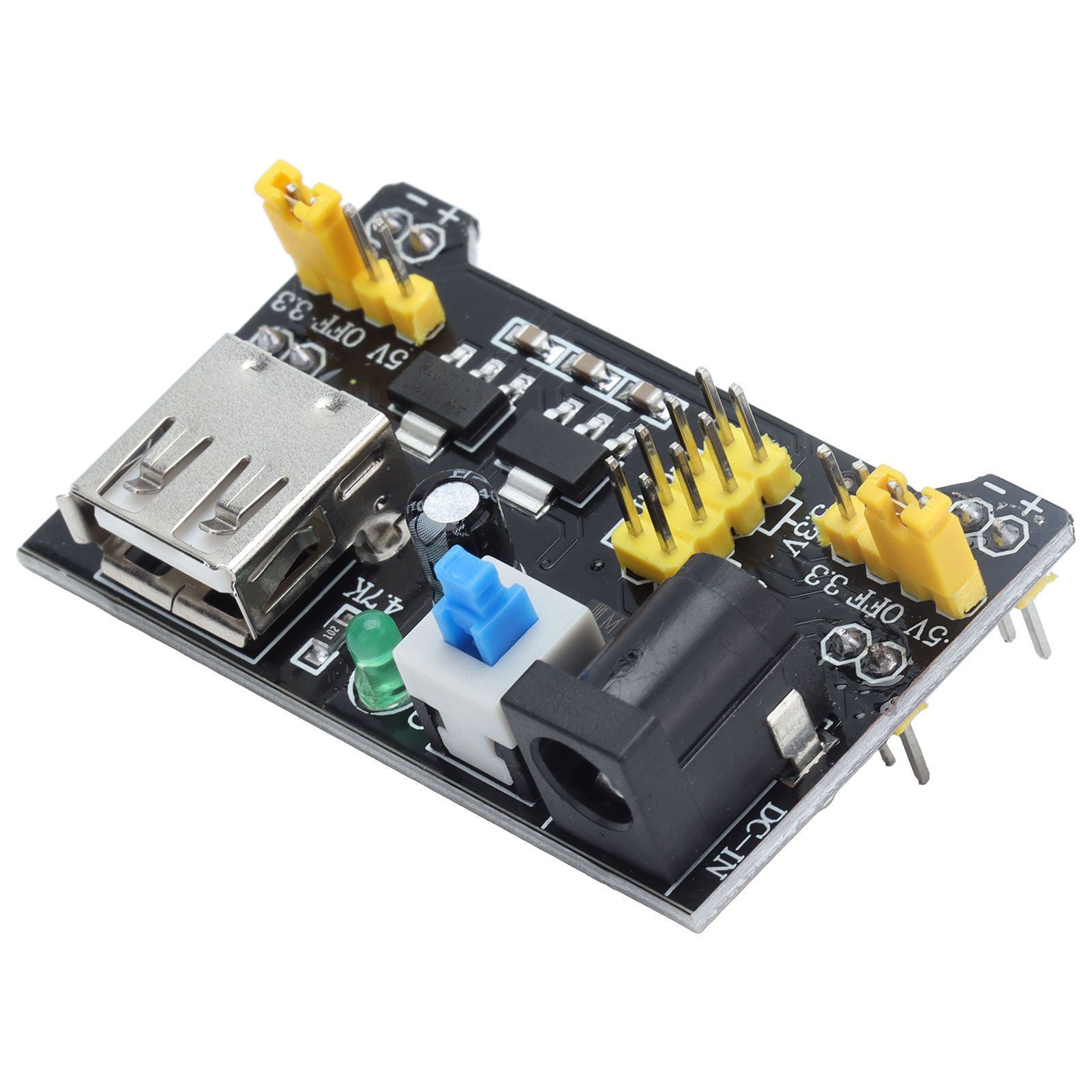 5Pcs Breadboard Power Supply Module 2 Way DC Voltage Regulator Modules EMB