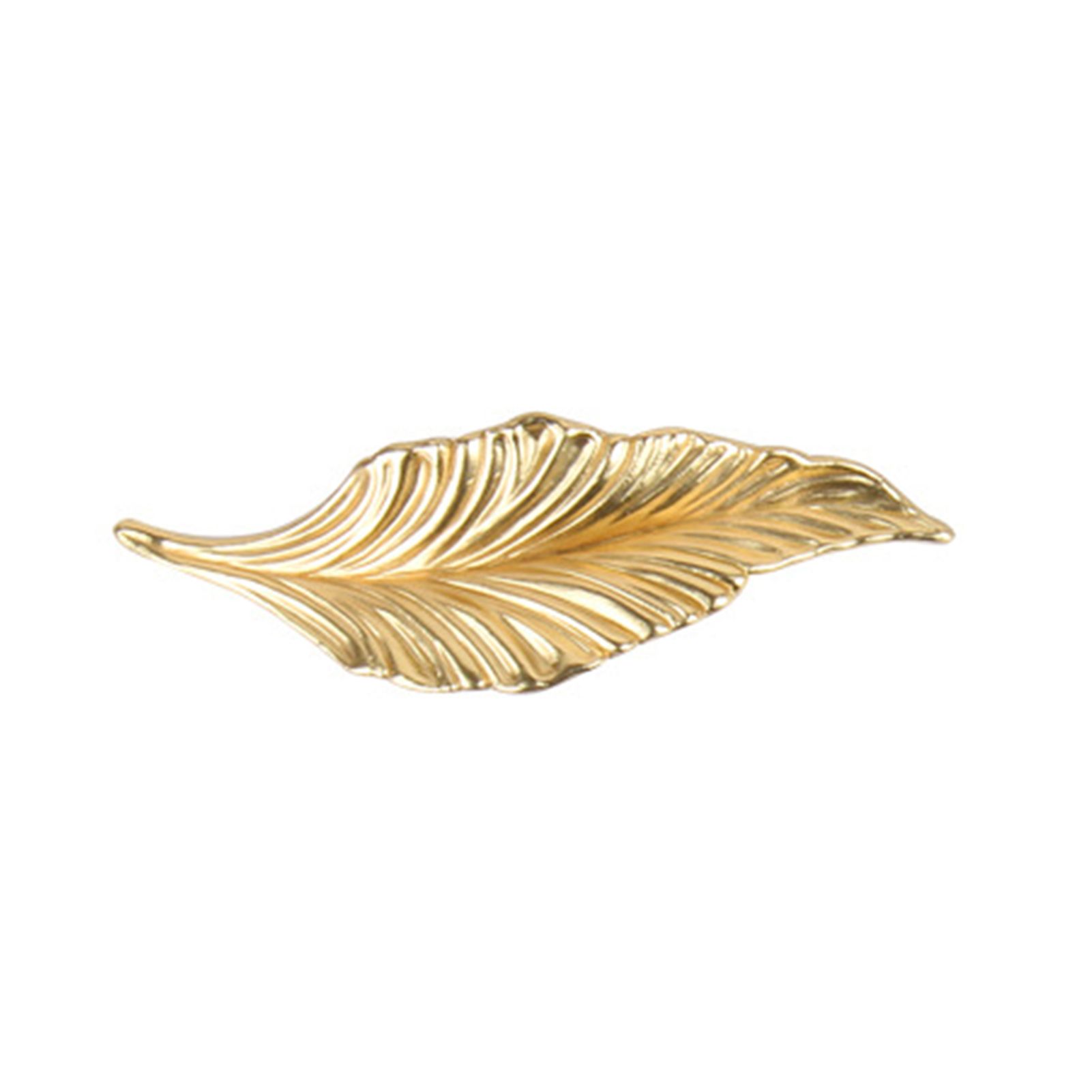 Leaf Handle Aluminum Alloy Cupboard Dresser Door Drawer Pull Cabinet Door Knob