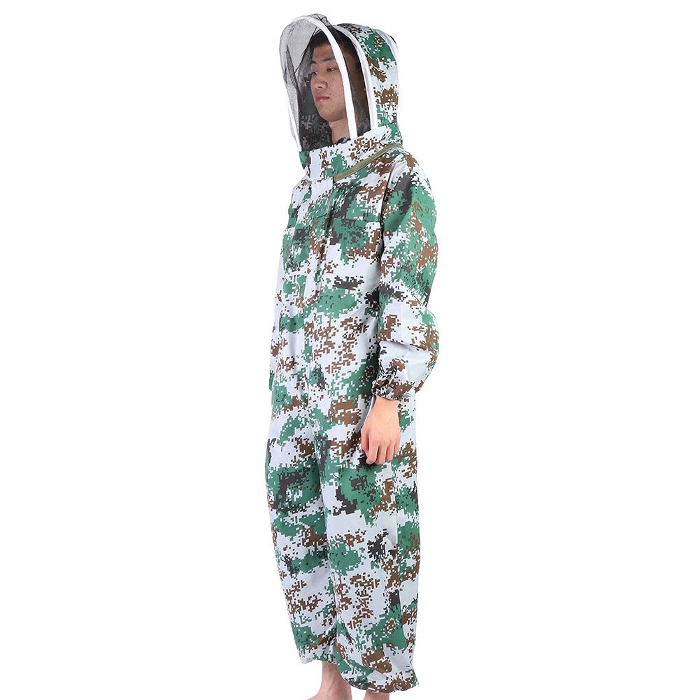 Double Zippers Beekeeping Suit Jacket Protective Bee Suits Beekeeper Smock
