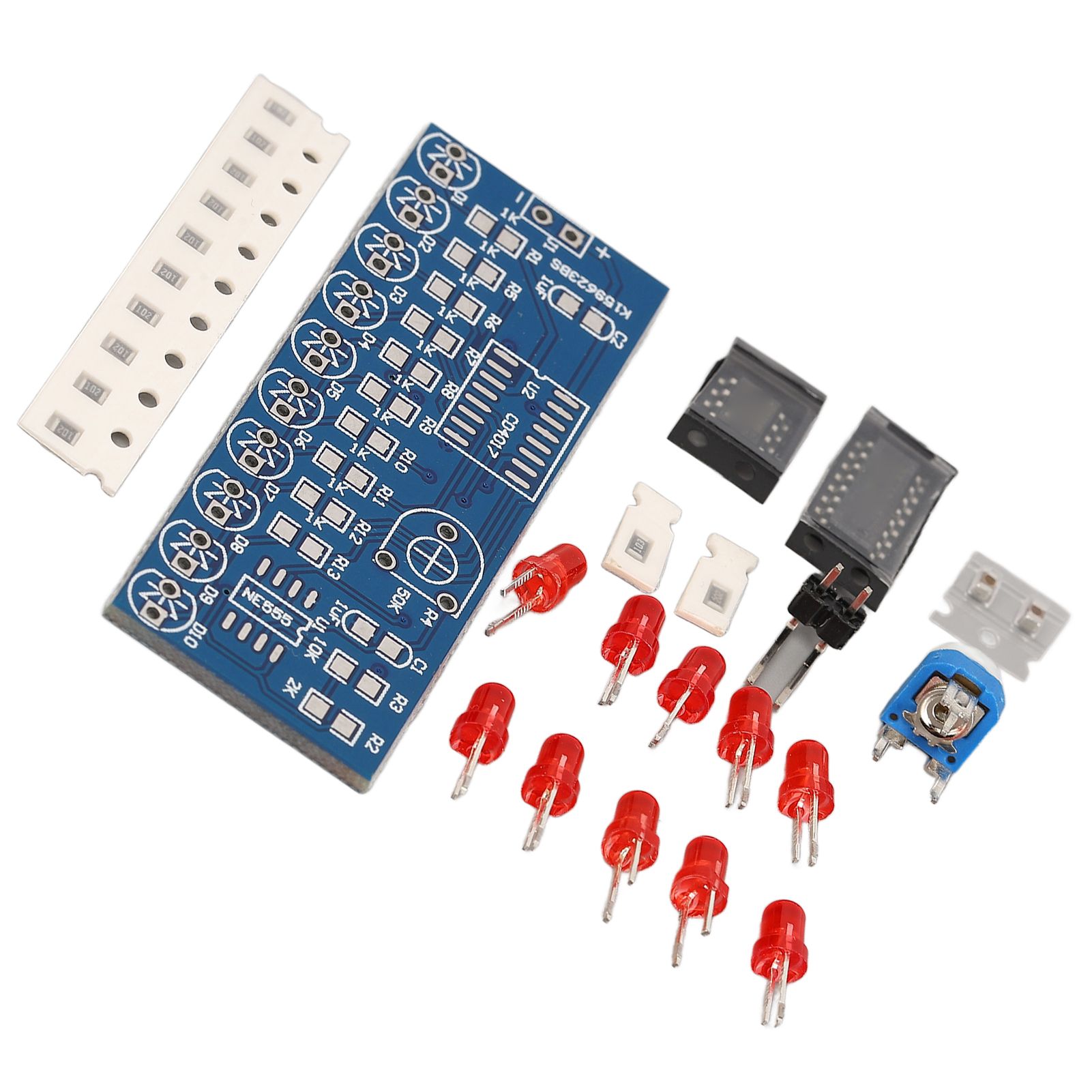 19Pcs Water Flowing Light Kit 2.5-14.5V Power Supply Driver Lamp DIY Board