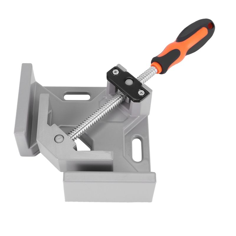 Aluminum Single Handle 90 Degree Right Angle Clamp Angle Clamp Woodworking Frame Clip Right Angle Folder Tool