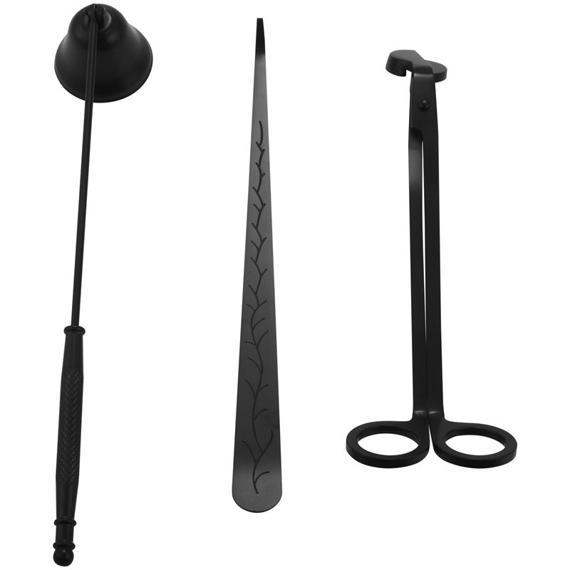 1Set Stainless Steel Scissor Wick Trimmer Extinguish Candle Cut Tool Kit