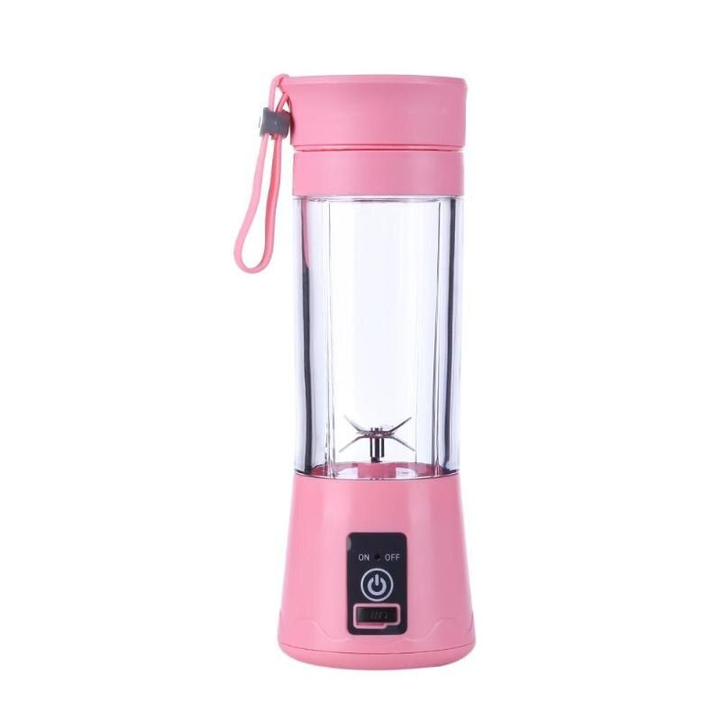 380 ML 6 Blades Handhels Juicer Bottle Portable Mini USB Electric Fruit Citrus Lemon Juicer Blender Squeezer Reamer Machine
