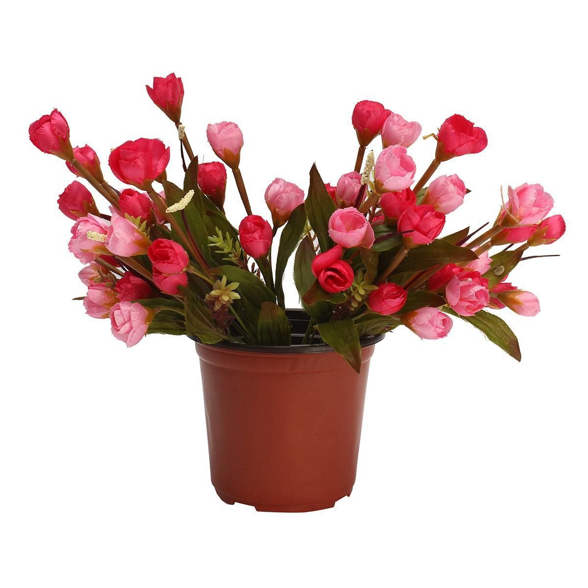 100Pcs Plastic Flowerpot Flower Nursery Pots Garden Seedling Planter Container # 10*8.5*9.5cm