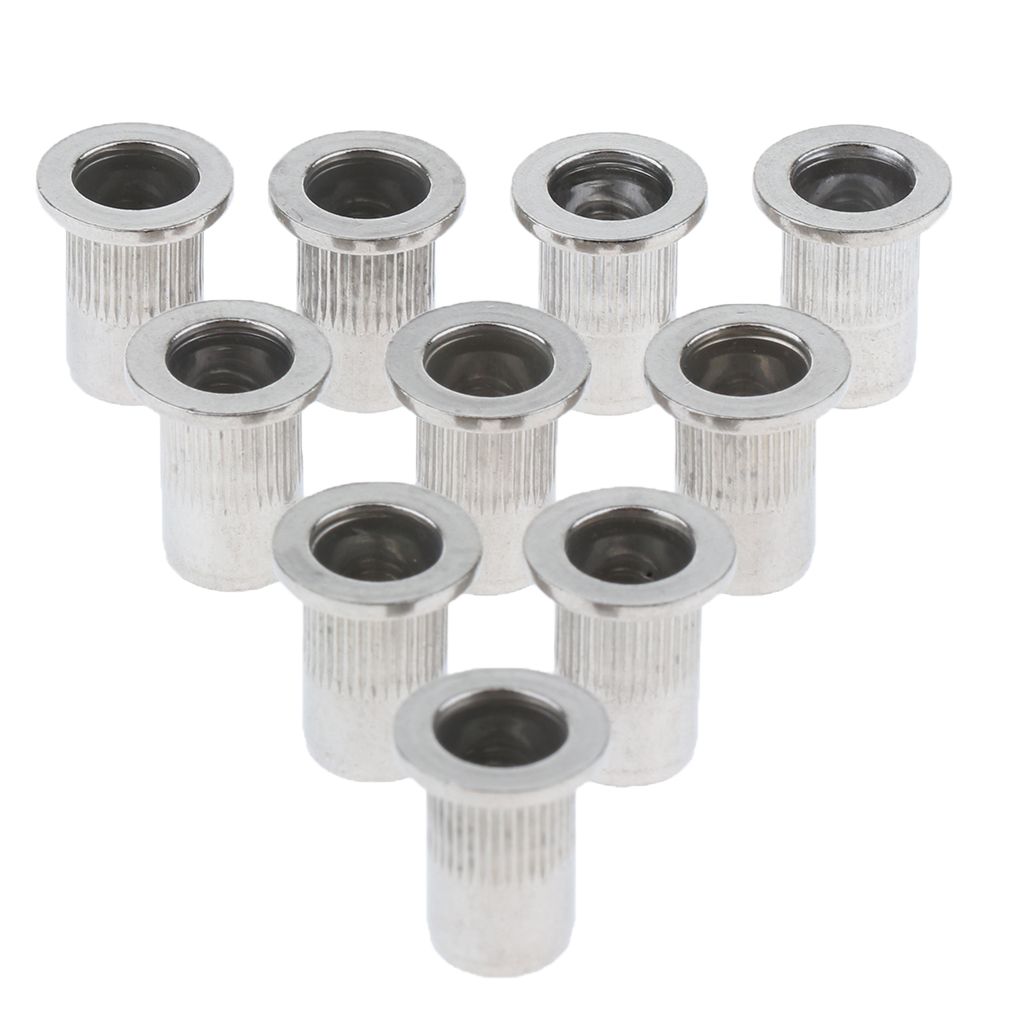 【BestGO】304 Stainless steel Rivet Nut Rivnut Insert Nutserts M4, M5, M6, M8