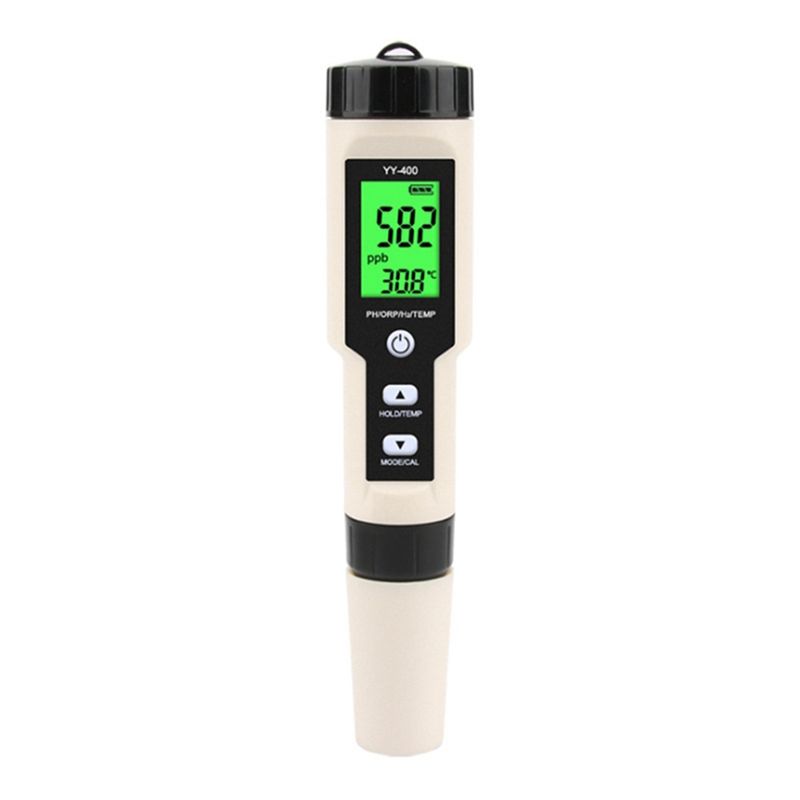 New YY-400 Hydrogen Ion Concentration Water Quality Test Pen PH/ORP/H2 and TEM 4 in 1 Digital Drinking Water Meter