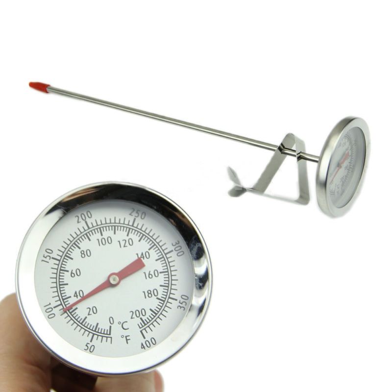 Stainless Steel Oven Grill Thermometer Gauge 200°C Cooking BBQ Probe Food Meat Tature Gauge For Home Kitchen Food Tool