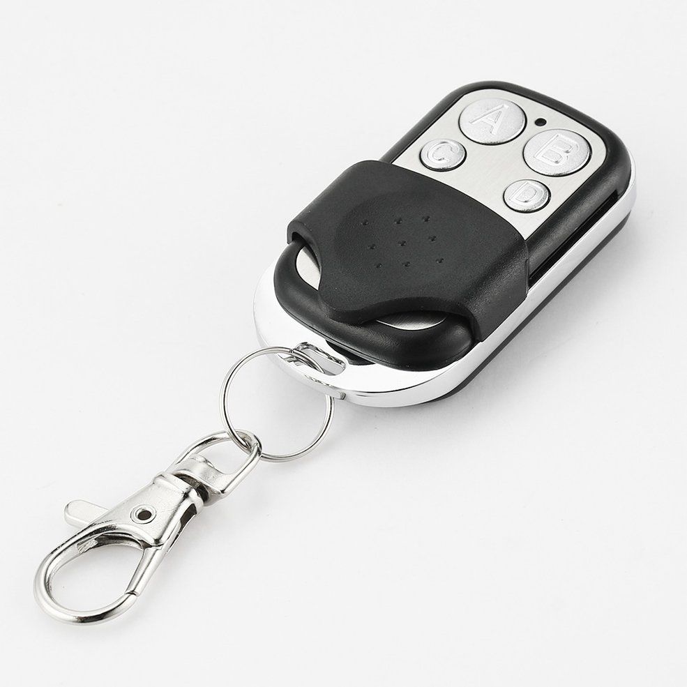 1 pcs Door Remote 433MHz 4 channel remote control use all 433 MHz fixed code key chains car home and garage