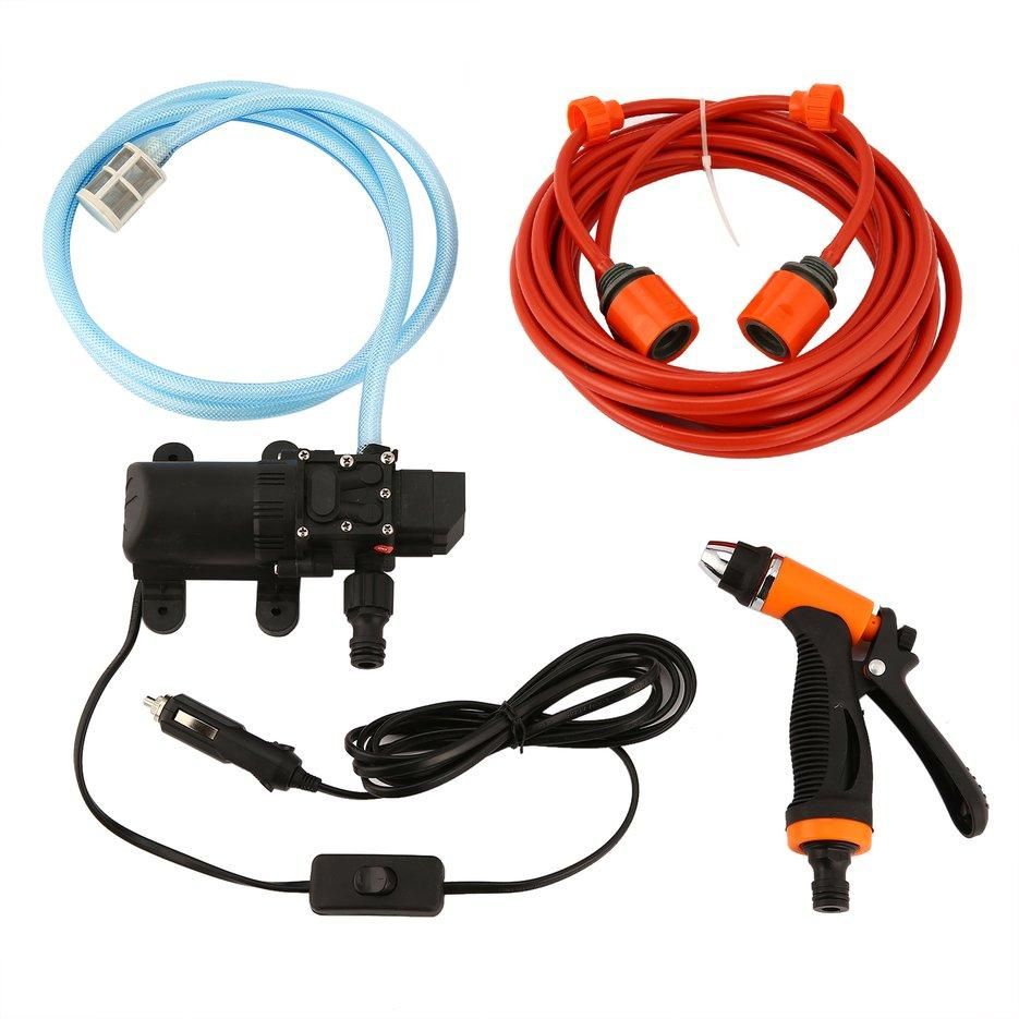 A Portable High Pressure Car Cleaning Kit 70W 130PSI 12V DIY Auto Washing Tools