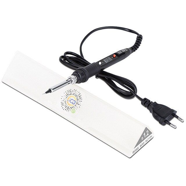 DH 908S 80W soldering iron kit 220V 110V Ceramic Heating element adjustable temperature welding solder iron with soldering tips