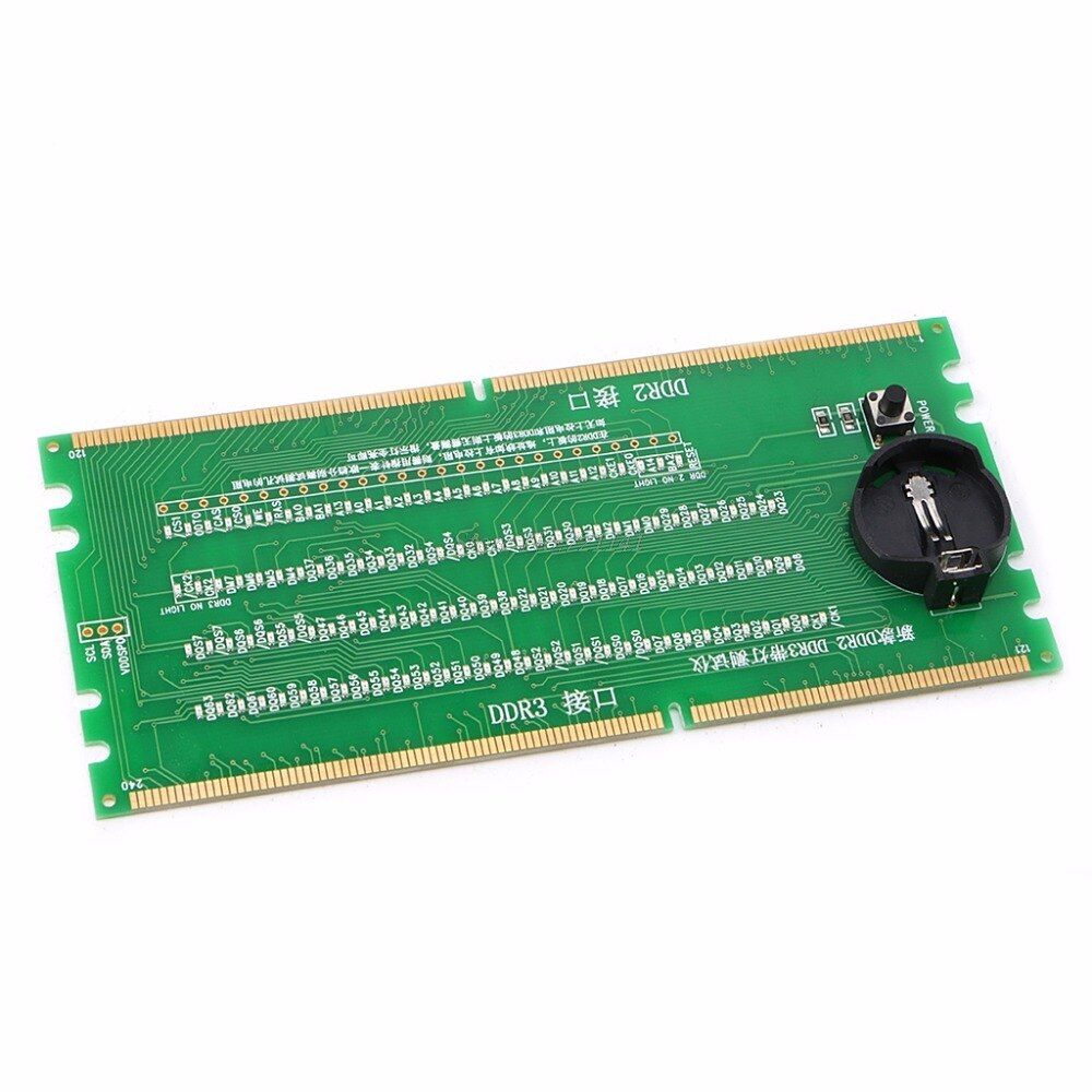 DDR2 and DDR3 2 in illuminated Tester with Light for Desktop Motherboard Integrated Circuits Dropship