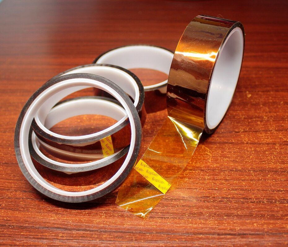 30m/roll high temperature tape PI film polyimide industrial soldering heat resistant 3D printing tape