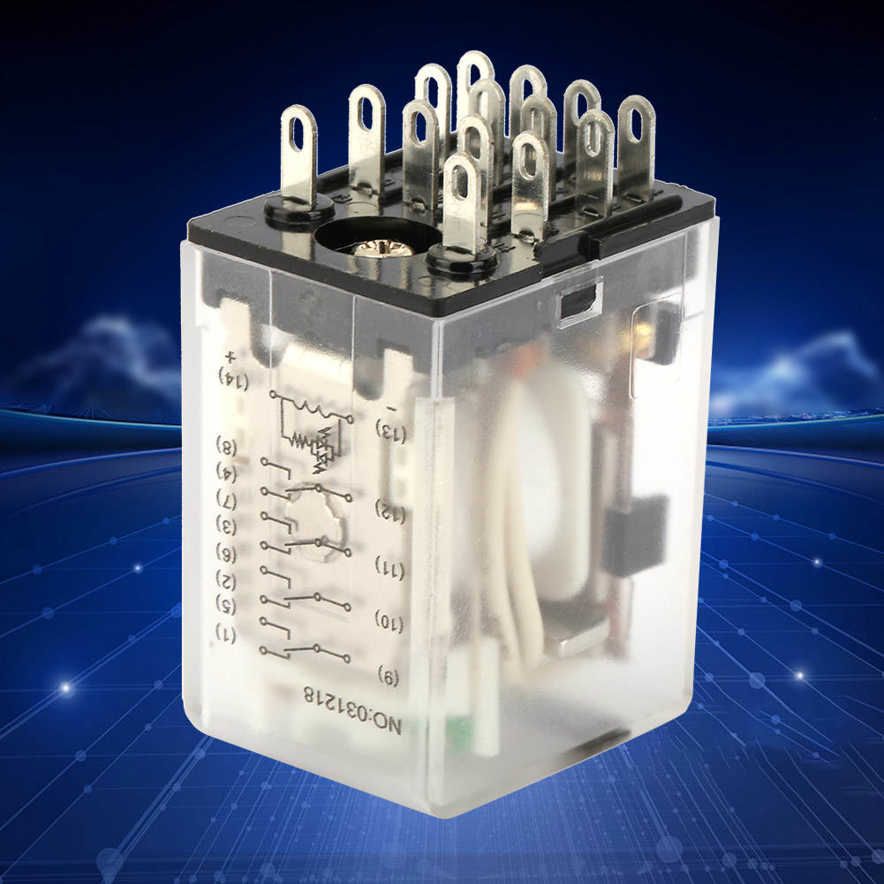 BEMM4C AC250V 14 Pin 5A Power Intermediate Electromagnetic Relay 6/12/110VDC