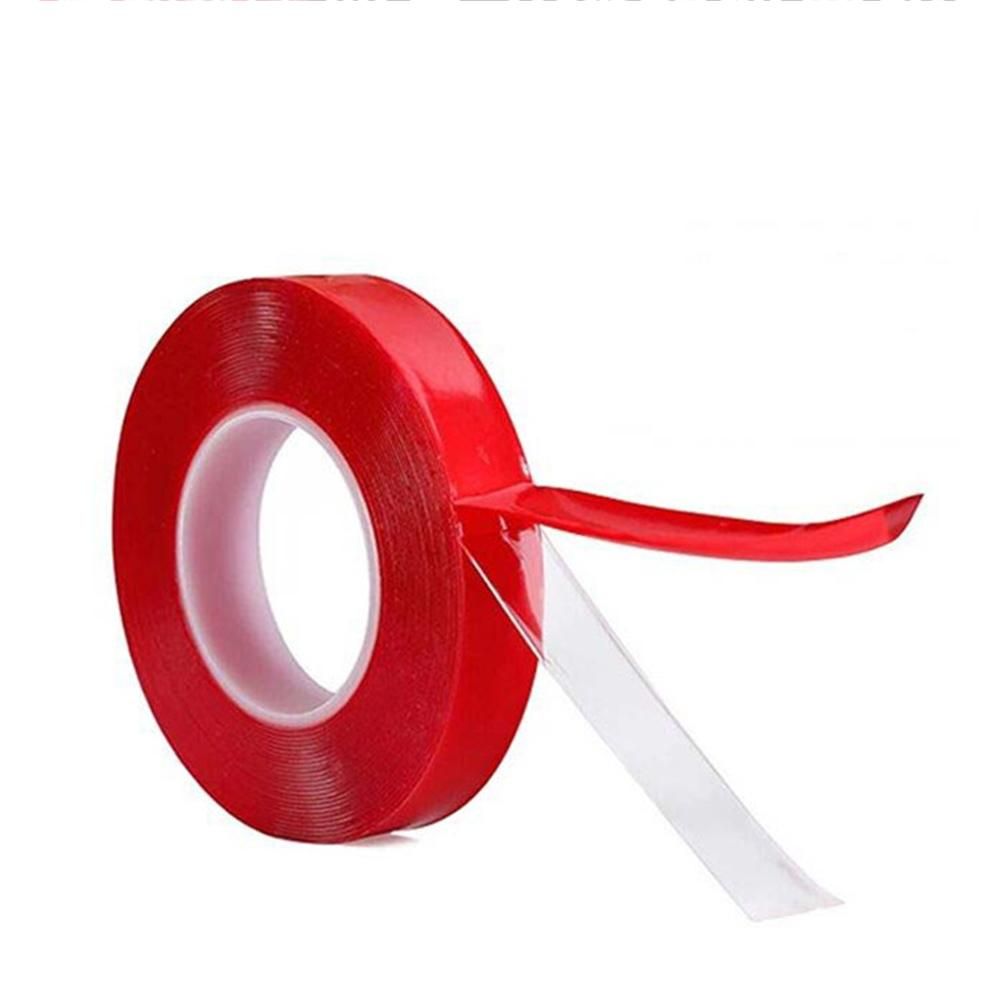 Acrylic Double Sided Adhesive Sticker 20mm 3 Meters Car Auto Tape Heavy Duty Mounting Tape Clear Weatherproof Heat Resistance Industrial Outdoor Tape